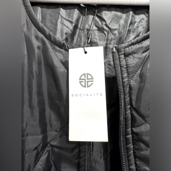 Anthropologie Socialite Mae Puffer Vest S/M NWT Black - Picture 4 of 9